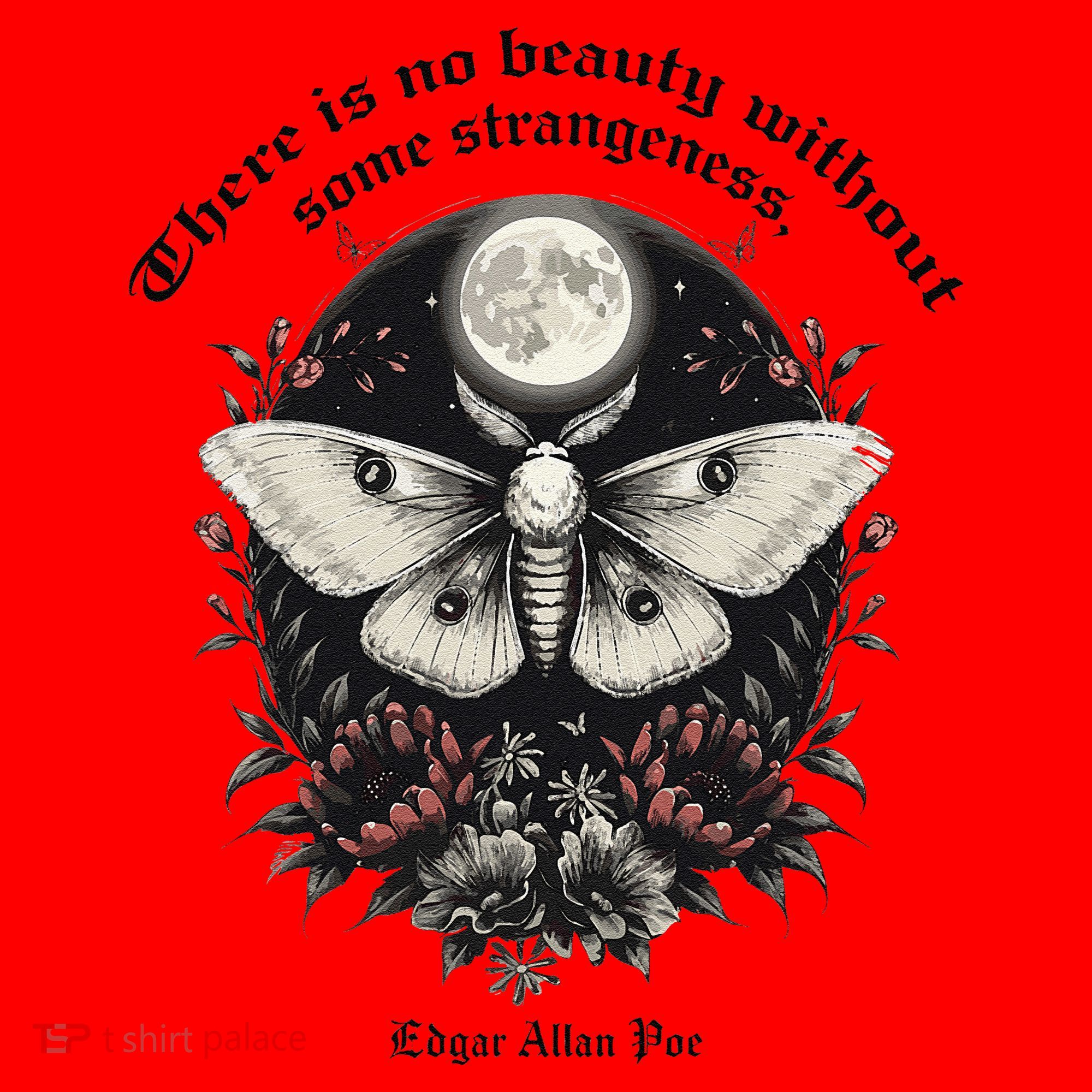 There Is No Beauty Without Some Strangeness Edgar Allan Poe Santa Hat