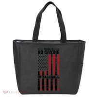 There Is No Crying In Baseball Tote Bag thumb 0