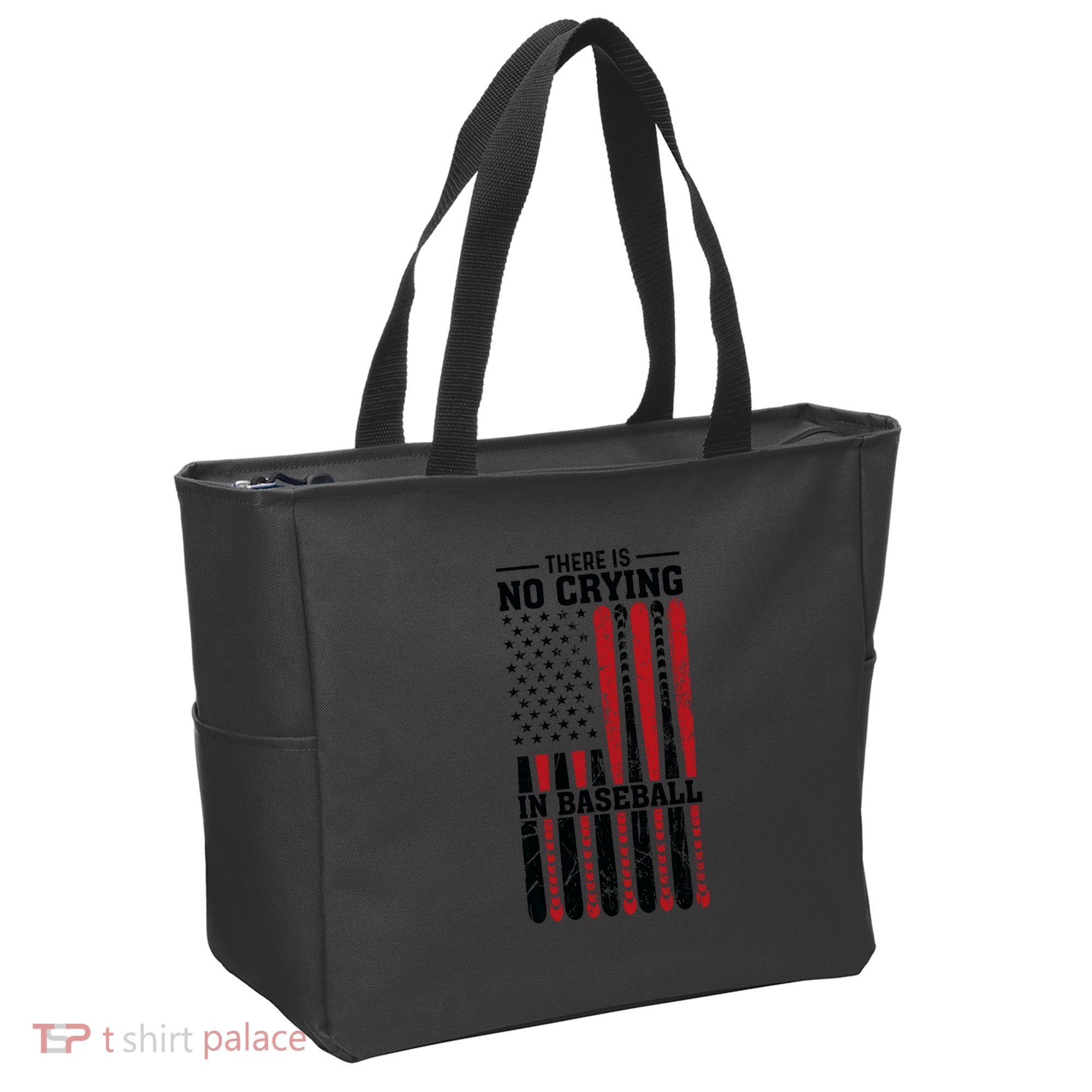 There Is No Crying In Baseball Tote Bag