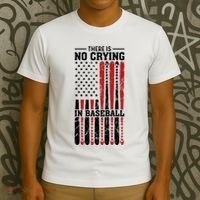There Is No Crying In Baseball T-Shirt thumb 3