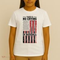 There Is No Crying In Baseball T-Shirt thumb 4