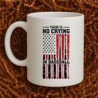 There Is No Crying In Baseball Coffee Mug thumb 2