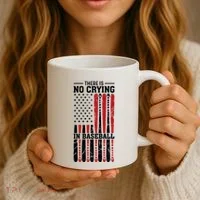 There Is No Crying In Baseball Coffee Mug thumb 3