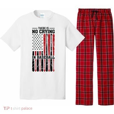 There Is No Crying In Baseball Pajama Set