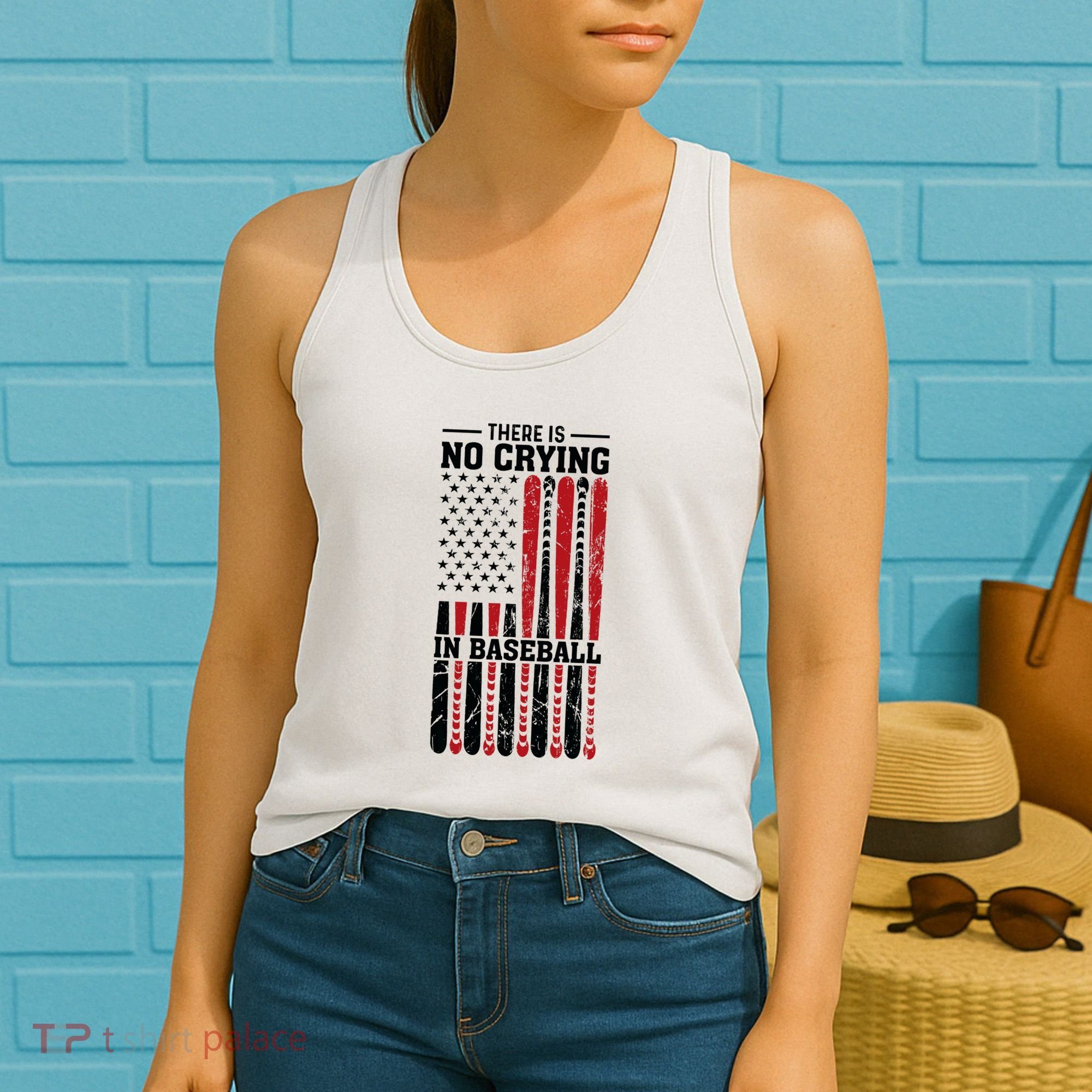 There Is No Crying In Baseball Women's Tank Top