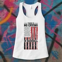 There Is No Crying In Baseball Women's Tank Top thumb 3