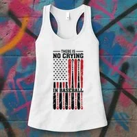 There Is No Crying In Baseball Women's Tank Top thumb 3