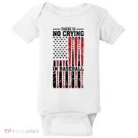 There Is No Crying In Baseball Baby Bodysuit thumb 0