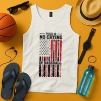 There Is No Crying In Baseball Tank Top thumb 4