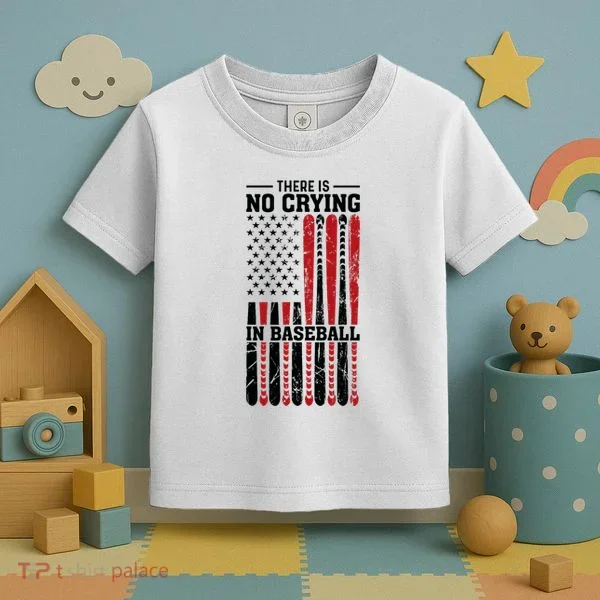 There Is No Crying In Baseball Toddler T-Shirt