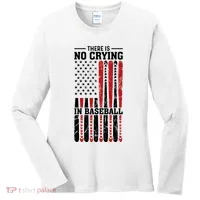 There Is No Crying In Baseball Women's Long Sleeve Shirt thumb 0