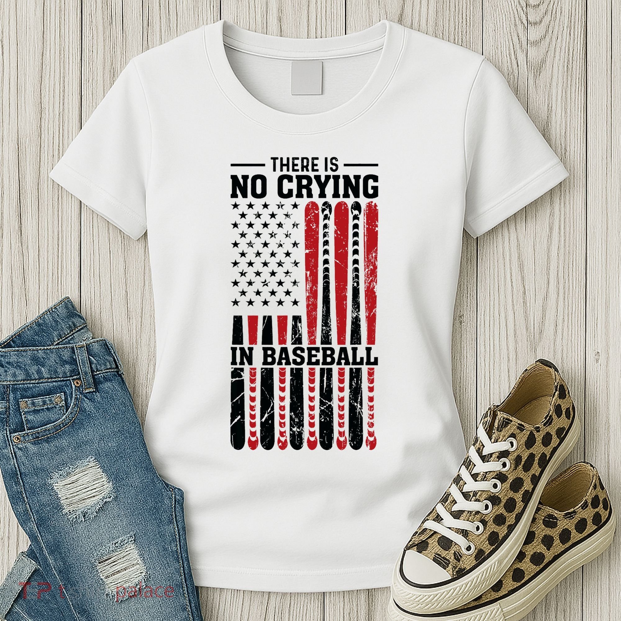 There Is No Crying In Baseball Women's T-Shirt