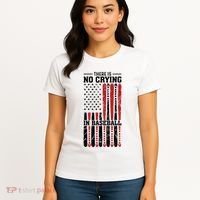 There Is No Crying In Baseball Women's T-Shirt thumb 4