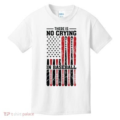 There Is No Crying In Baseball Kids T-Shirt