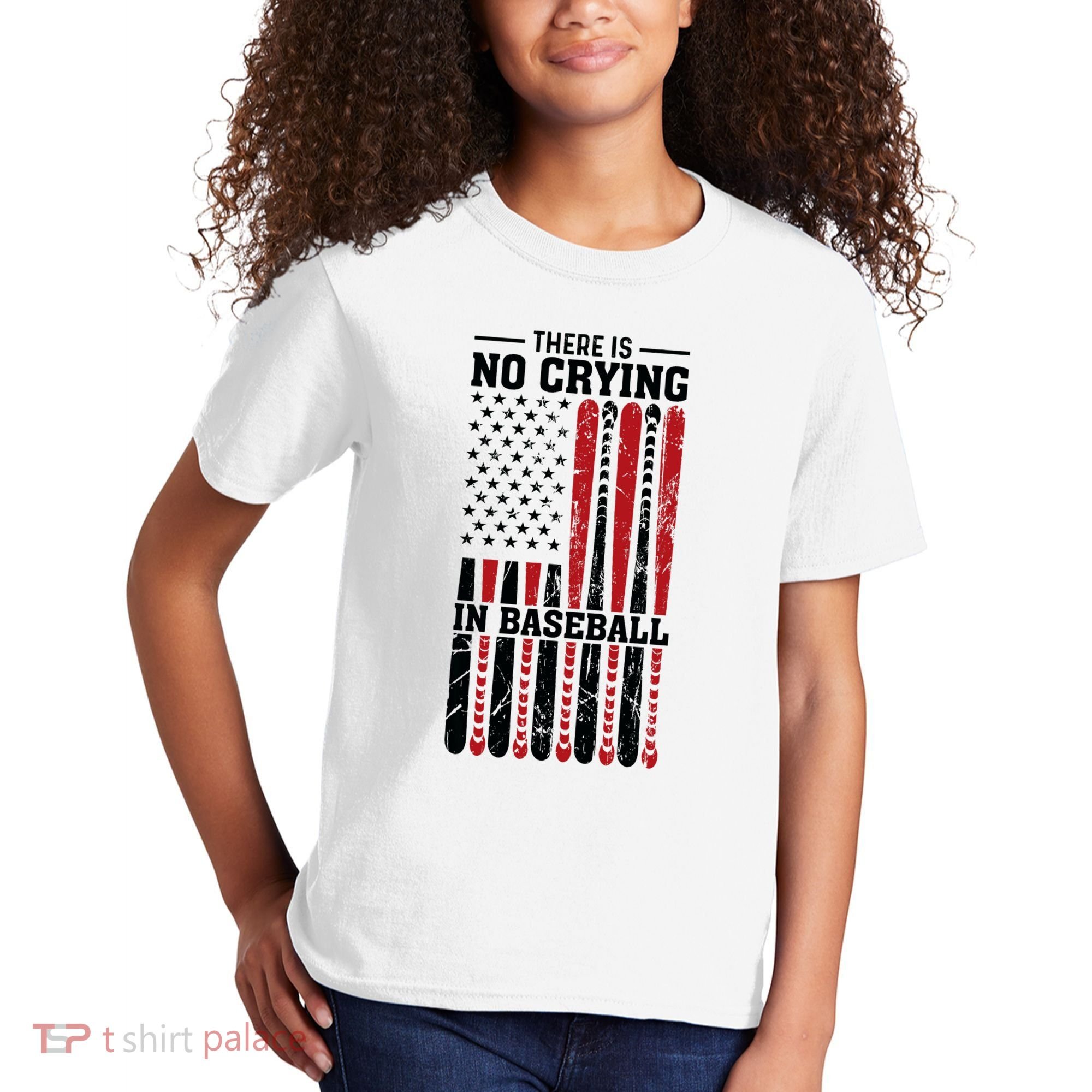There Is No Crying In Baseball Kids T-Shirt