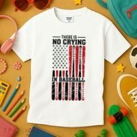 There Is No Crying In Baseball Kids T-Shirt thumb 3