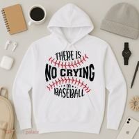 There Is No Crying In Baseball Hoodie thumb 3