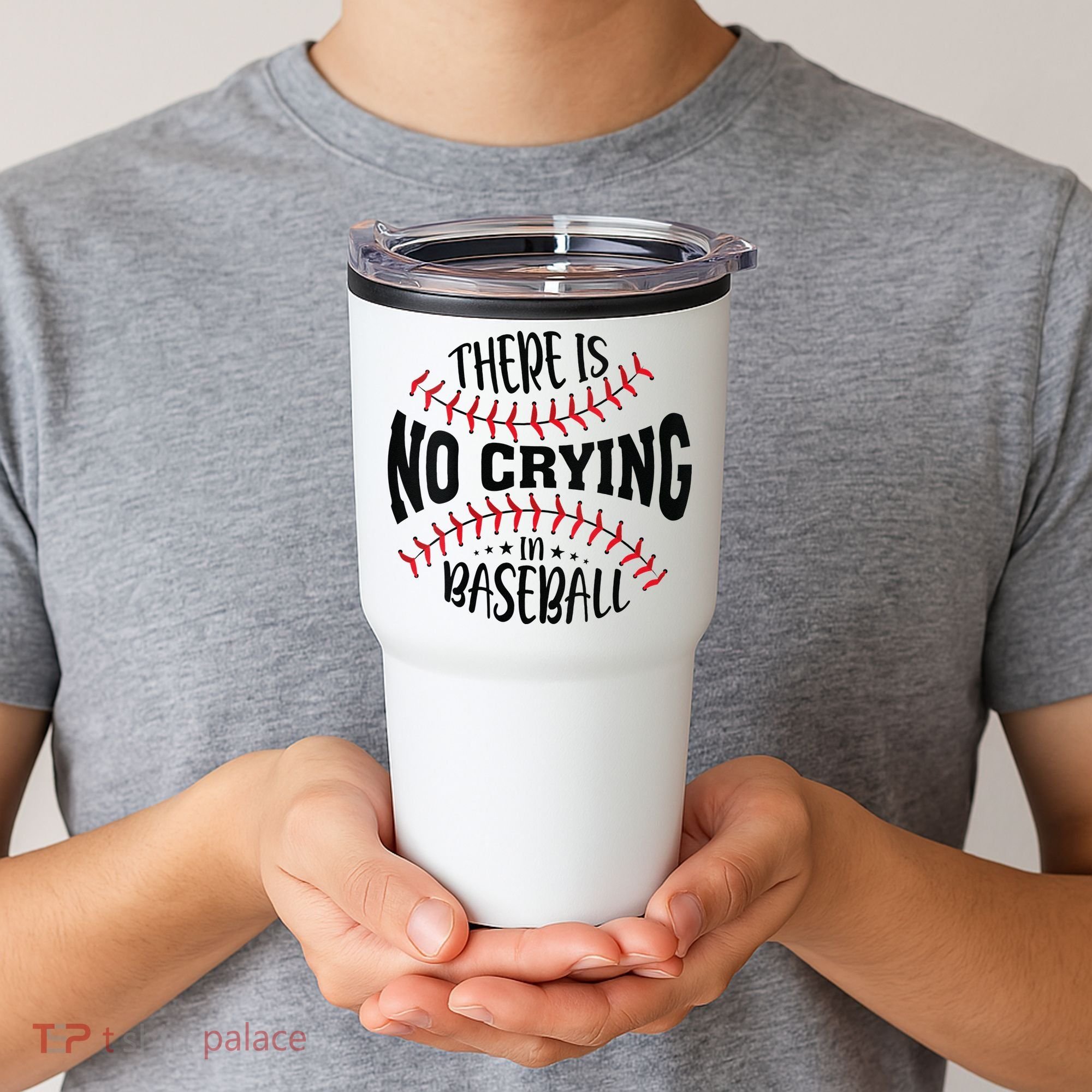 There Is No Crying In Baseball Tumbler