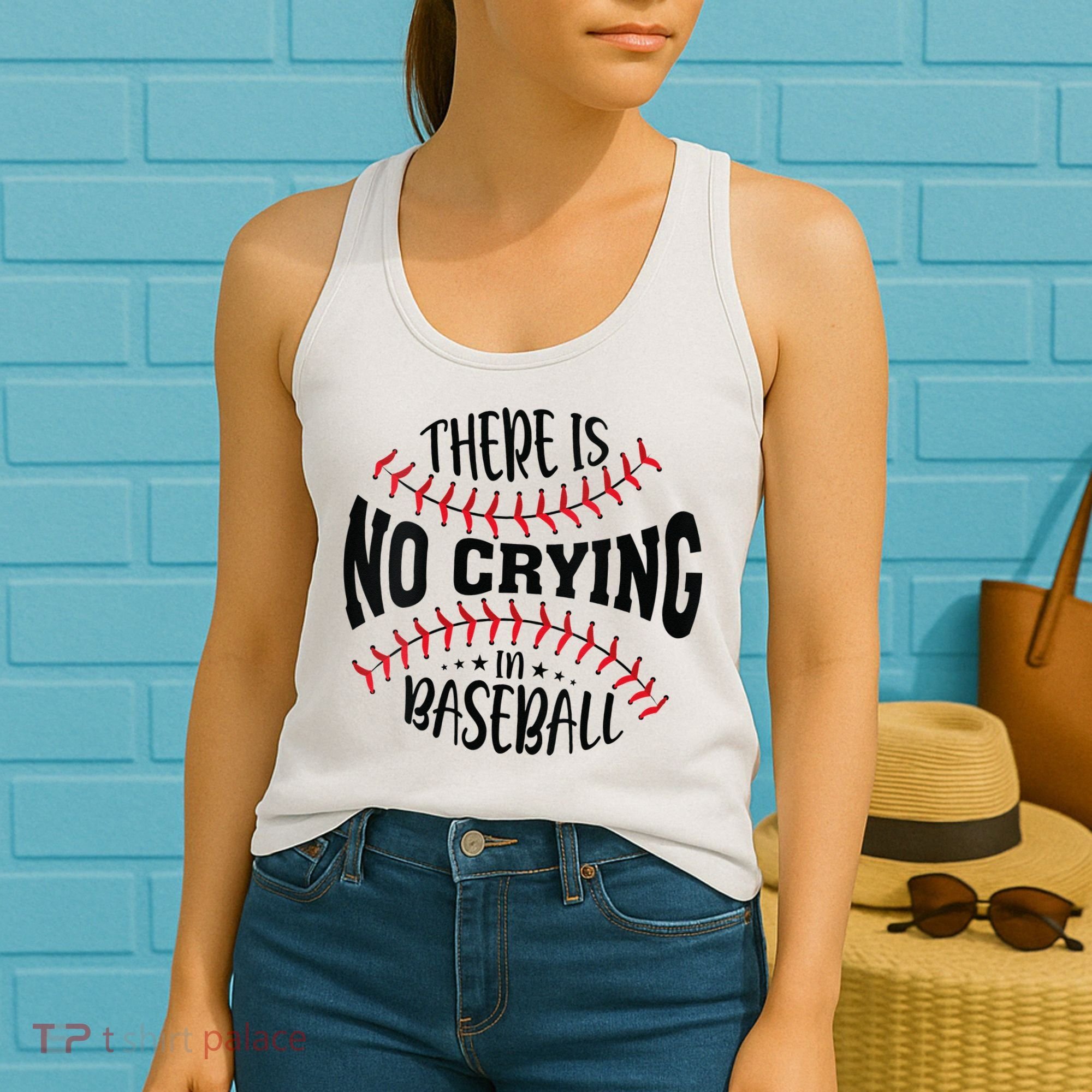 There Is No Crying In Baseball Women's Tank Top