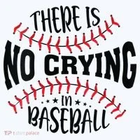 There Is No Crying In Baseball Kids Hoodie thumb 5