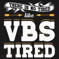 There Is No Tired Like VBS Tired Christian Bible School Camp Ornament thumb 1