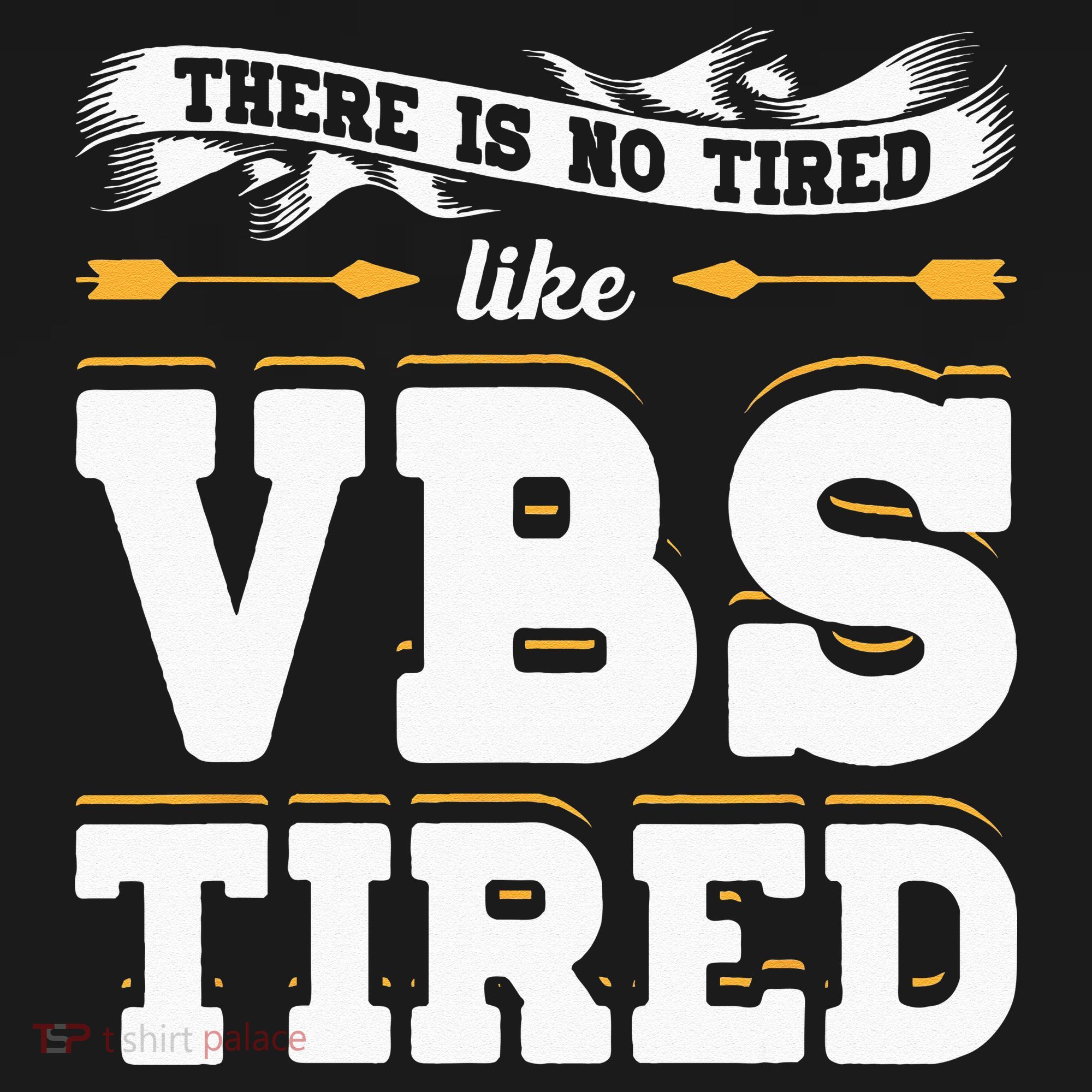 There Is No Tired Like VBS Tired Christian Bible School Camp Ornament