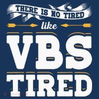 There Is No Tired Like VBS Tired Christian Bible School Camp Coaster thumb 2