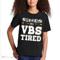 There Is No Tired Like VBS Tired Christian Bible School Camp Kids T-Shirt thumb 2