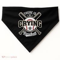 There Is No Crying In Baseball USA-Made Doggie Bandana thumb 0