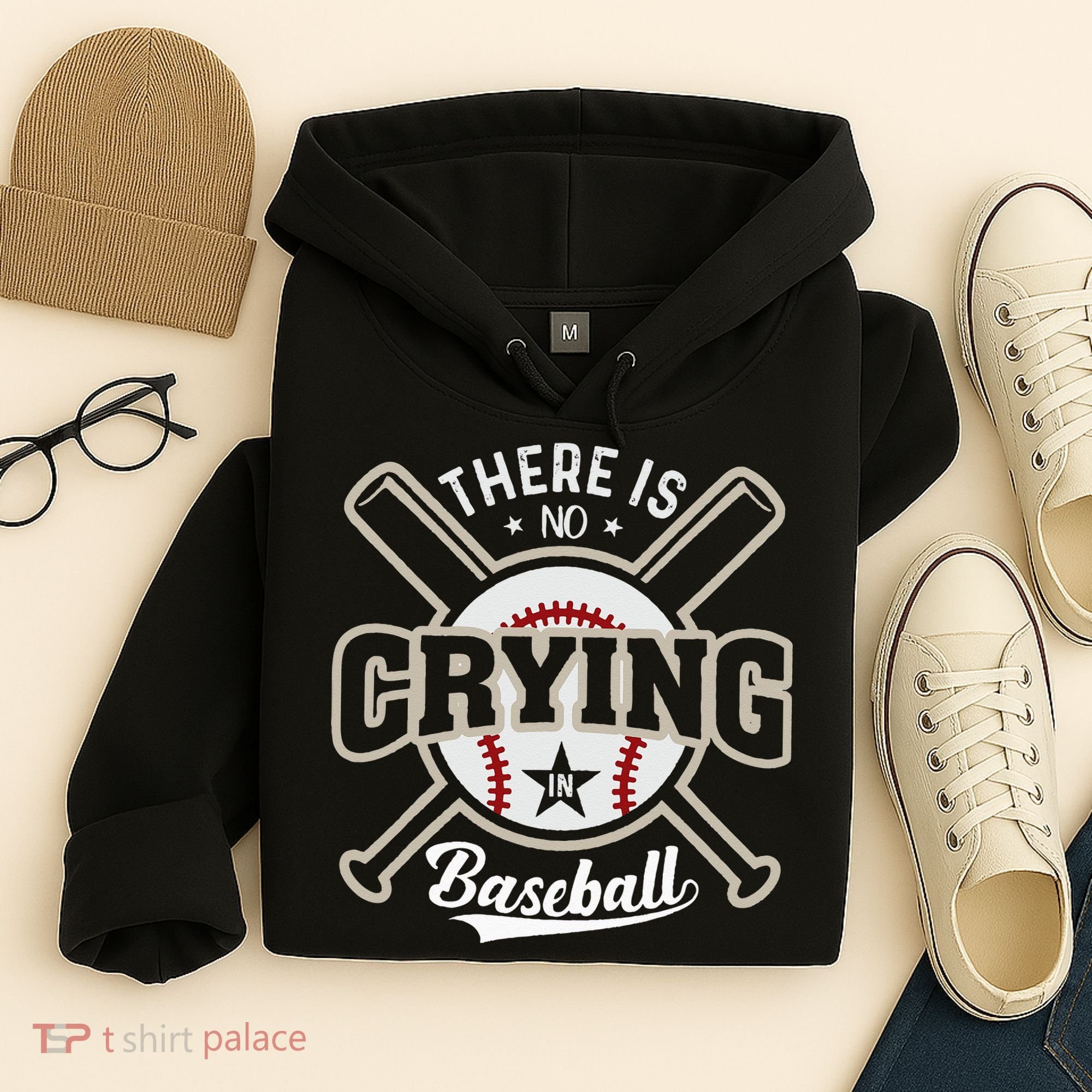 There Is No Crying In Baseball Hoodie