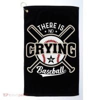 There Is No Crying In Baseball Golf Towel thumb 0