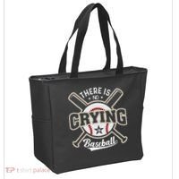 There Is No Crying In Baseball Tote Bag thumb 2