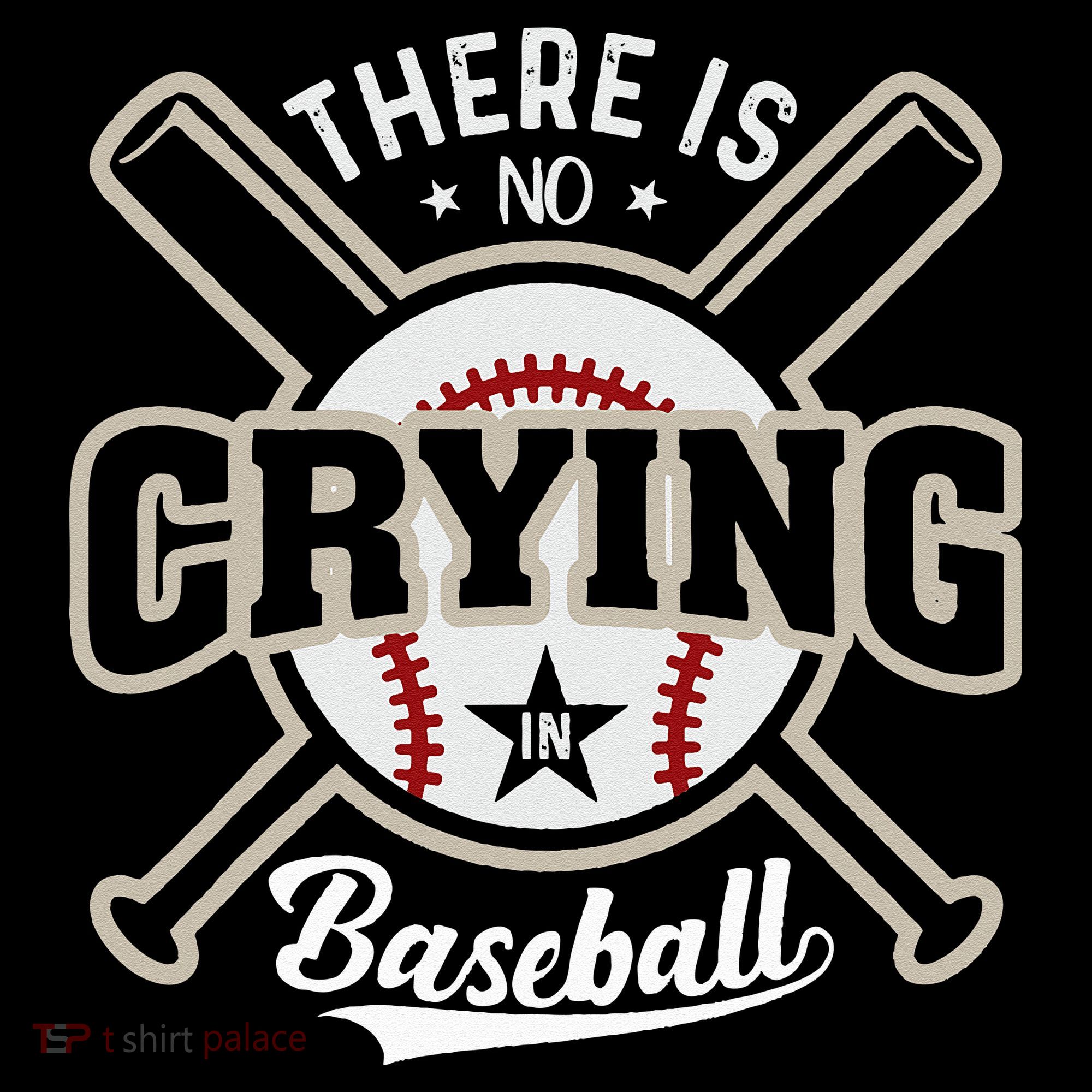 There Is No Crying In Baseball Tote Bag