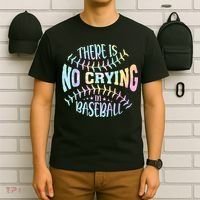 There Is No Crying In Baseball Tie Dye T-Shirt thumb 6