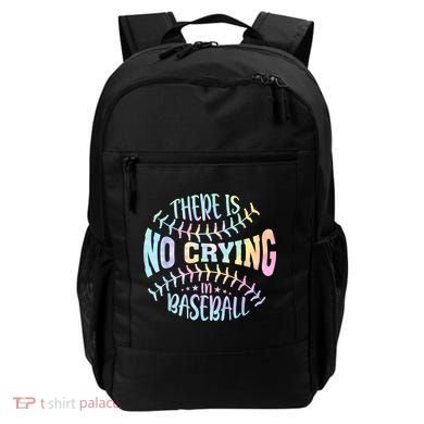 There Is No Crying In Baseball Tie Dye Backpack