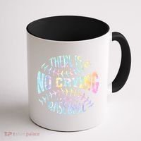 There Is No Crying In Baseball Tie Dye Coffee Mug thumb 1
