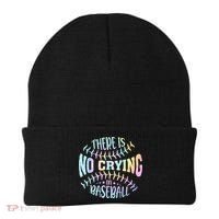 There Is No Crying In Baseball Tie Dye Beanie thumb 0