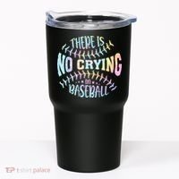 There Is No Crying In Baseball Tie Dye Tumbler thumb 0