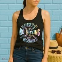 There Is No Crying In Baseball Tie Dye Women's Tank Top thumb 2