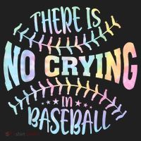 There Is No Crying In Baseball Tie Dye Golf Towel thumb 3