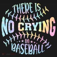 There Is No Crying In Baseball Tie Dye Kids Hoodie thumb 5