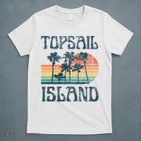 Topsail Island North Carolina Beach Summer Vacation Vintage T-Shirt thumb 5