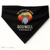 Truth Is Out There Roswell New Mexico Alien Abduction Ufo USA-Made Doggie Bandana thumb 0