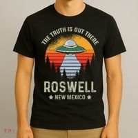 Truth Is Out There Roswell New Mexico Alien Abduction Ufo T-Shirt thumb 3