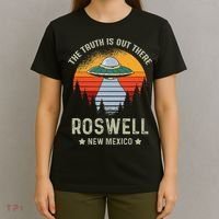 Truth Is Out There Roswell New Mexico Alien Abduction Ufo T-Shirt thumb 4