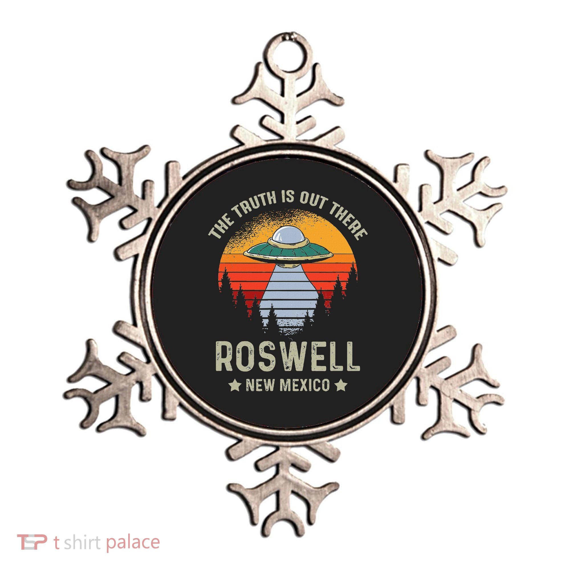 Truth Is Out There Roswell New Mexico Alien Abduction Ufo Ornament
