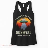 Truth Is Out There Roswell New Mexico Alien Abduction Ufo Women's Tank Top thumb 0