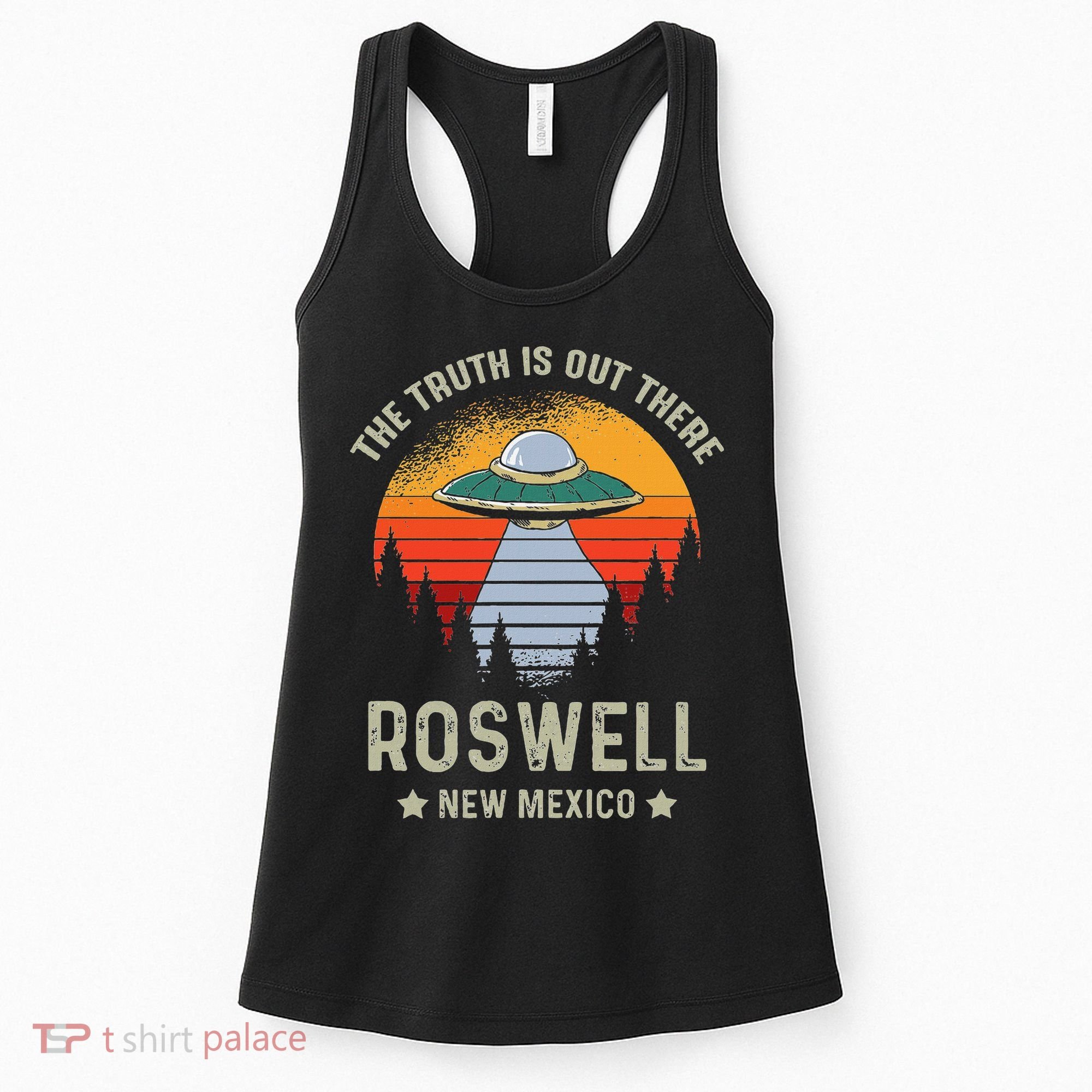Truth Is Out There Roswell New Mexico Alien Abduction Ufo Women's Tank Top