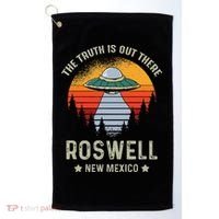 Truth Is Out There Roswell New Mexico Alien Abduction Ufo Golf Towel thumb 0