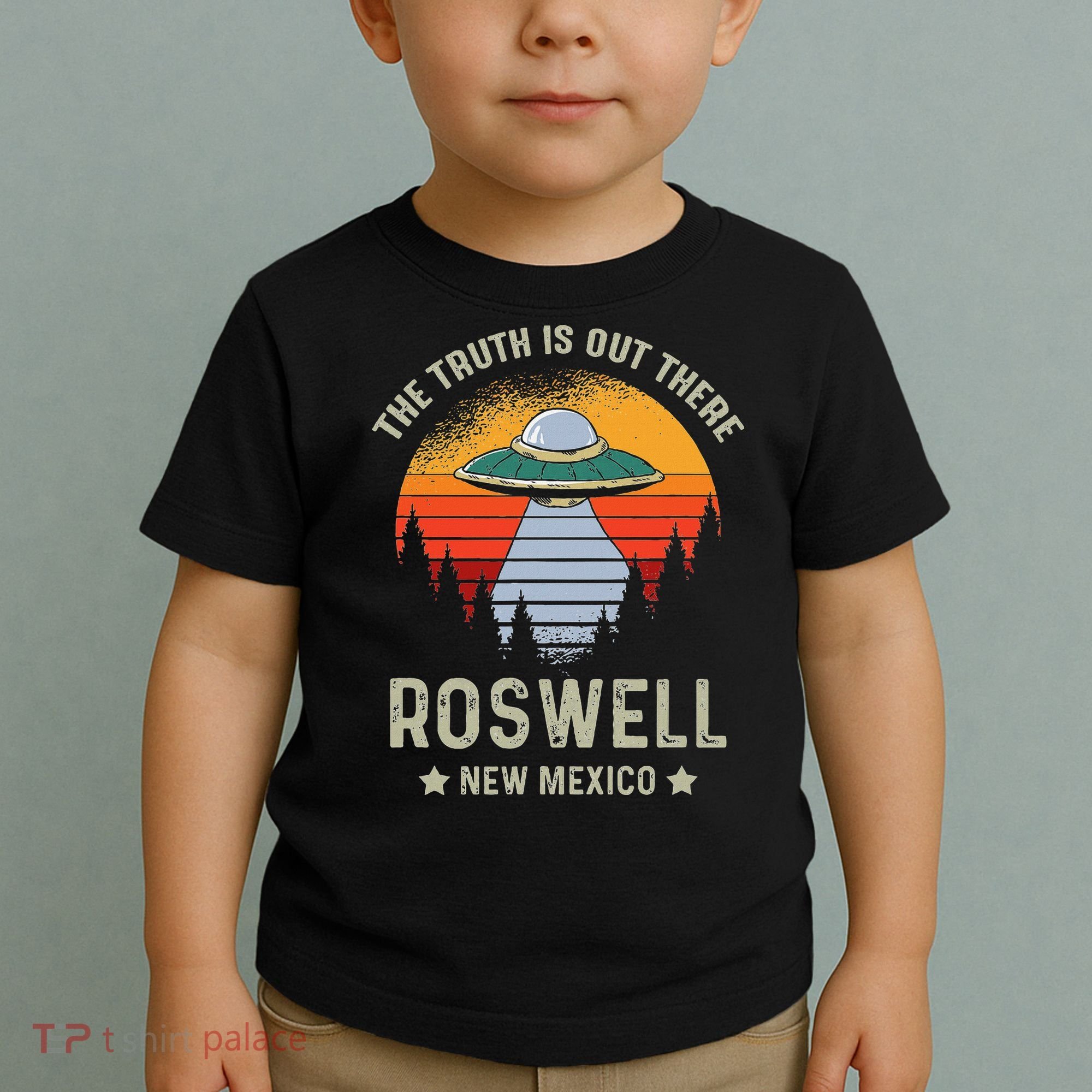 Truth Is Out There Roswell New Mexico Alien Abduction Ufo Toddler T-Shirt